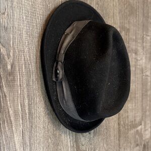 Bailey Of Hollywood Black Wool Fedora